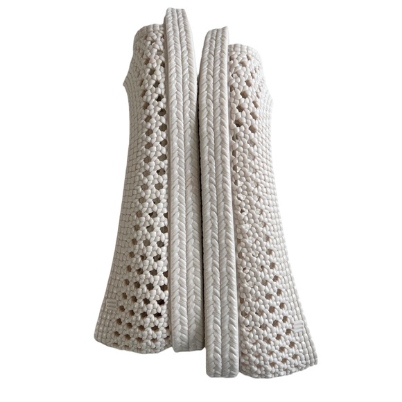 NWOT Melissa Camilla + Jason Wu Woven Open Toe Flats Size 9 - Picture 8 of 16